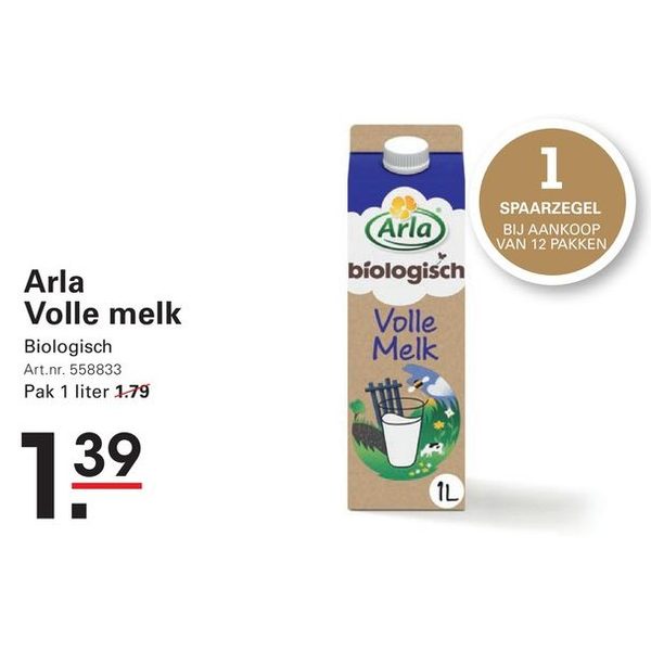 Arla Volle melk