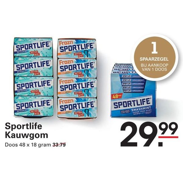 Sportlife Kauwgom
