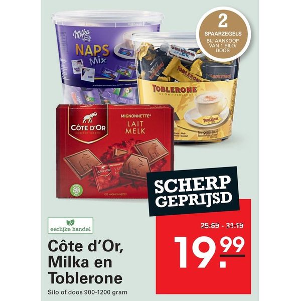 Naps Mix / Toblerone / Lait Melk