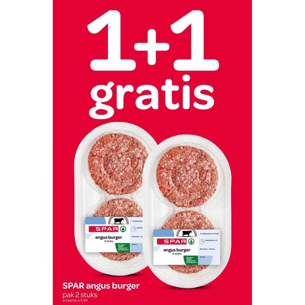 SPAR angus burger