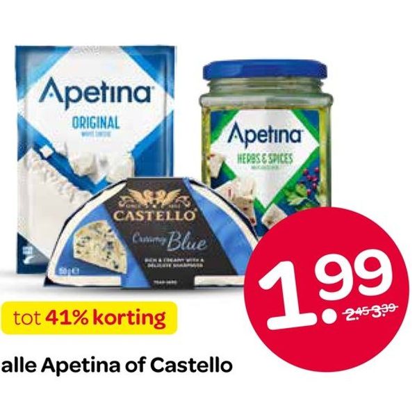 Apetina of Castello kaas