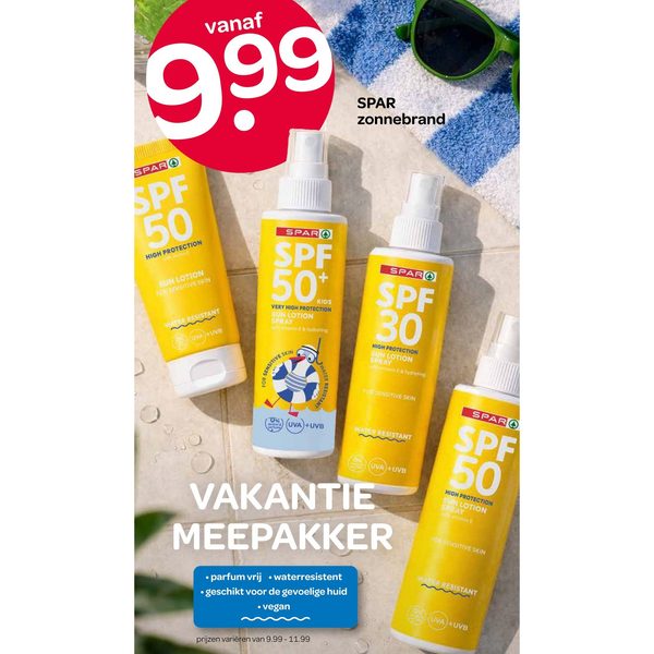 Zonnebrand assortiment