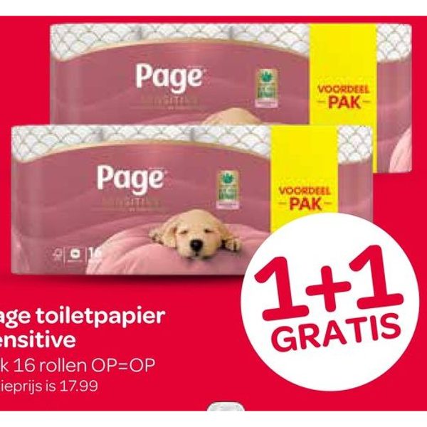 Page toiletpapier sensitive