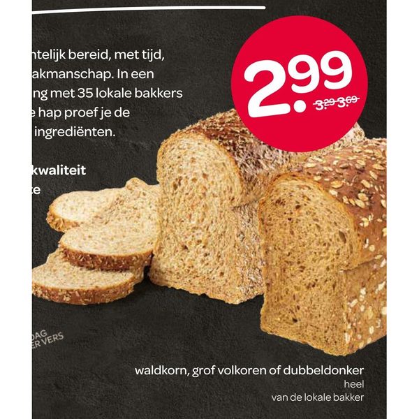 Waldkorn, grof volkoren of dubbeldonker brood