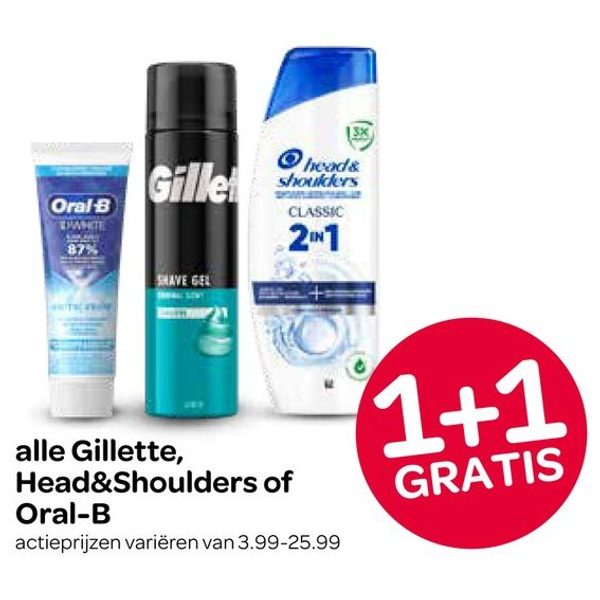 Gillette, Head&Shoulders of Oral-B