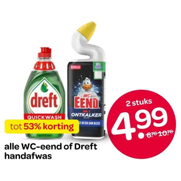 handafwasmiddel en wc-reiniger