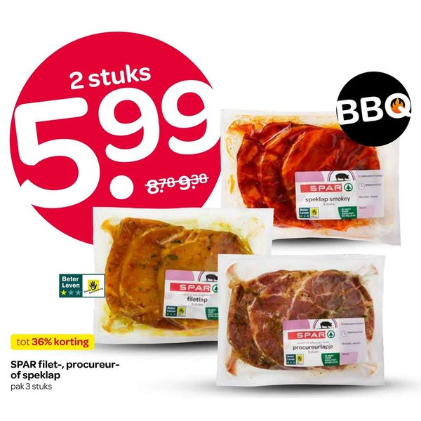 SPAR filet-, procureur- of speklap
