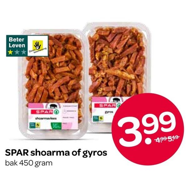 SPAR shoarma of gyros