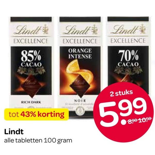 Excellence chocoladetabletten