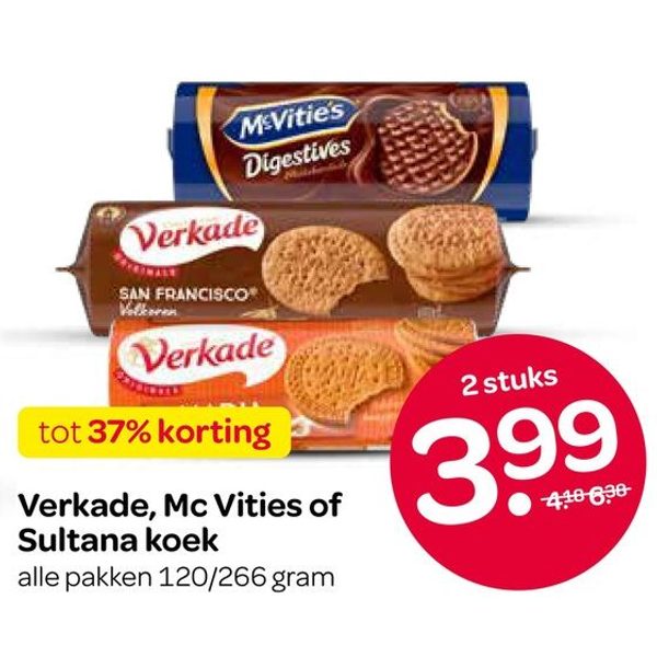 Verkade, Mc Vities of Sultana koek