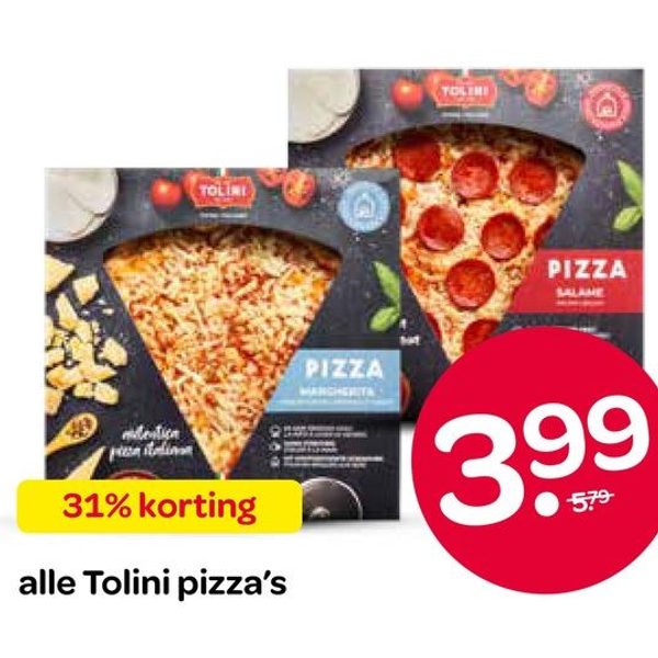 Tolini pizza's