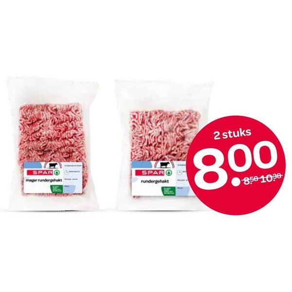 SPAR rundergehakt naturel of mager