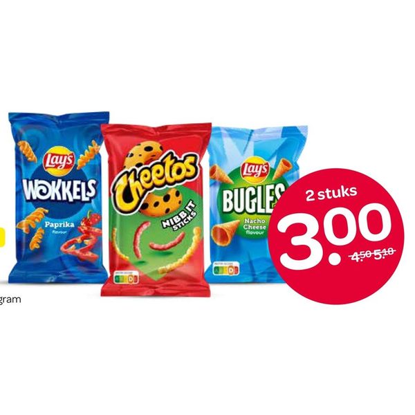 Cheetos, Lay's Bugles of Wokkels