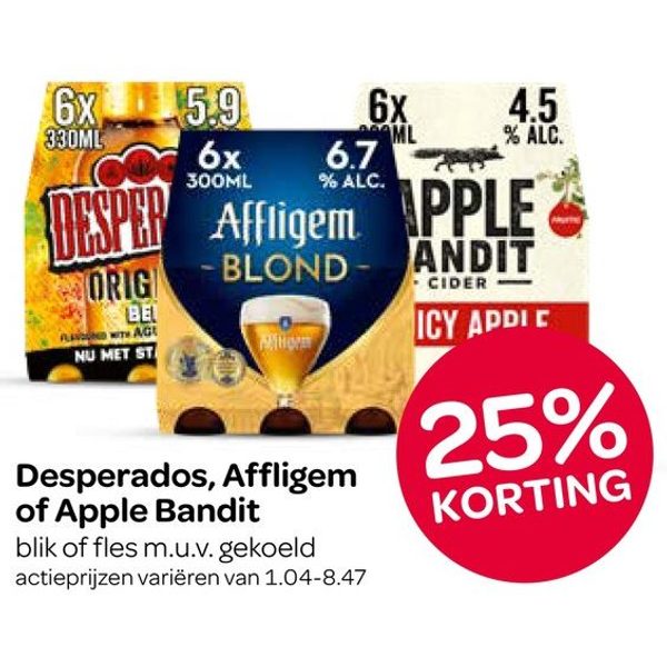 Desperados, Affligem of Apple Bandit