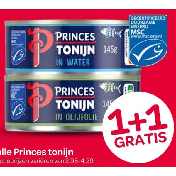 alle Princes tonijn