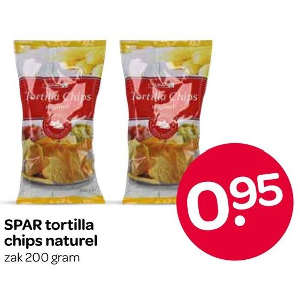 SPAR tortilla chips naturel