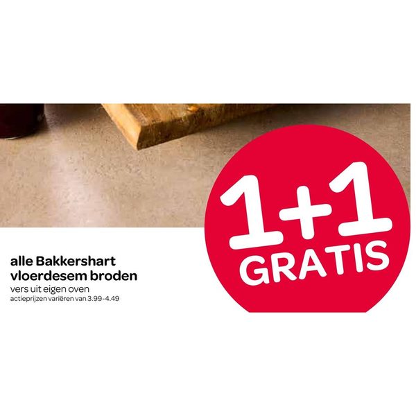 Bakkershart vloerdesem broden