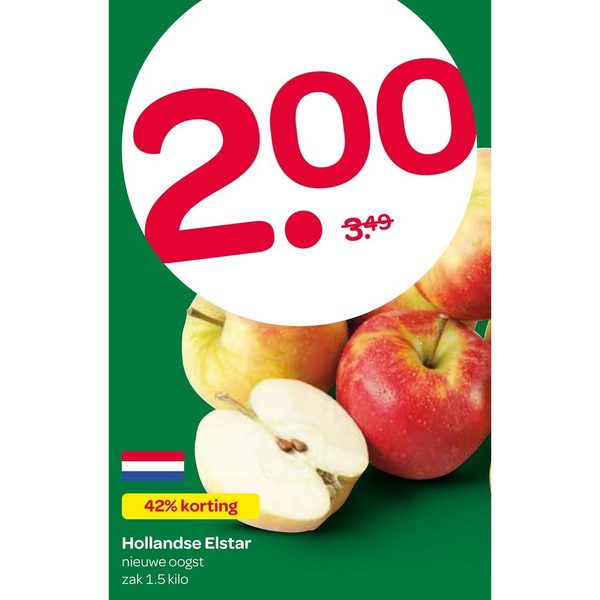 Hollandse Elstar appels