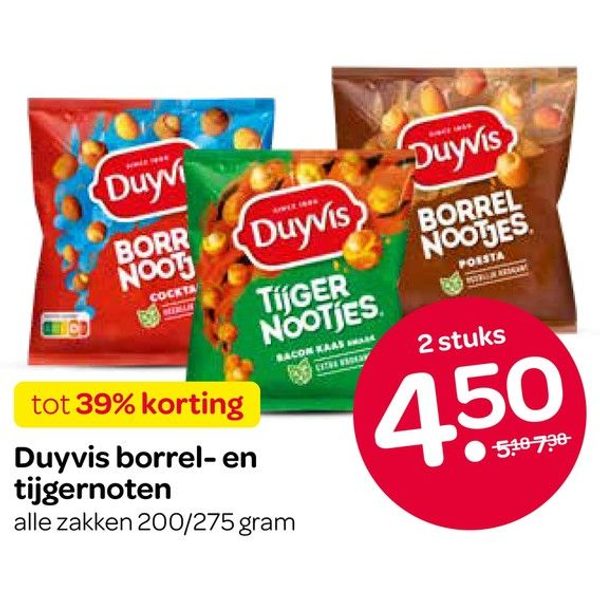 Duyvis borrel- en tijgernoten