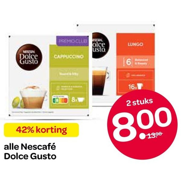 Nescafé Dolce Gusto koffiecapsules