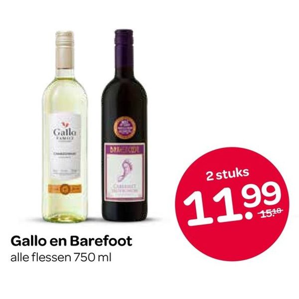 Gallo en Barefoot
