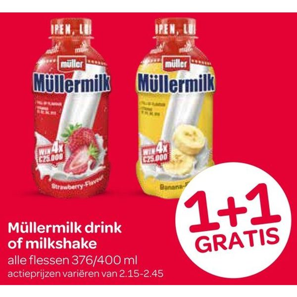 Müllermilk drink of milkshake