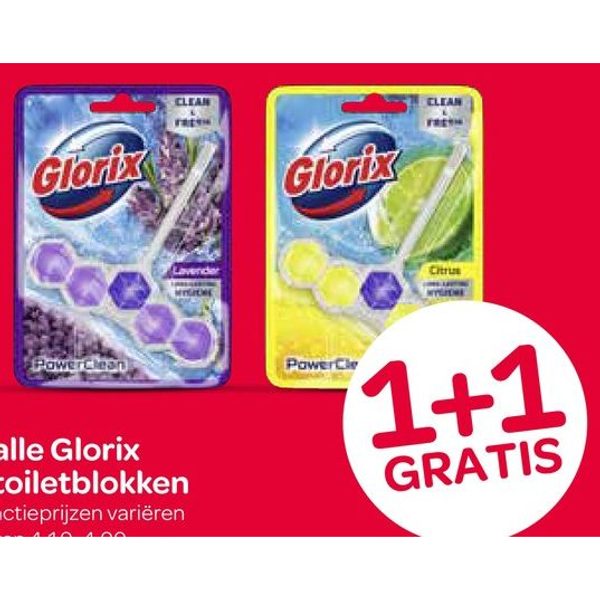 Glorix toiletblokken
