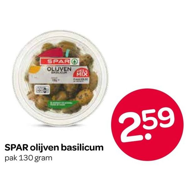 SPAR olijven basilicum