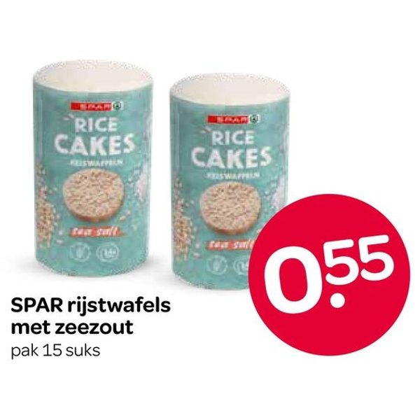 rijstwafels met zeezout