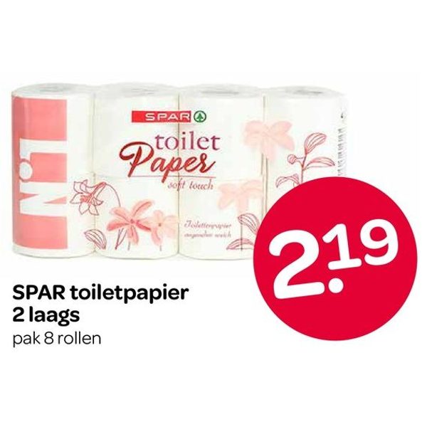 toiletpapier 2 laags