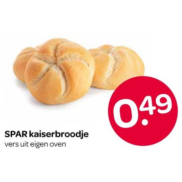 SPAR kaiserbroodje