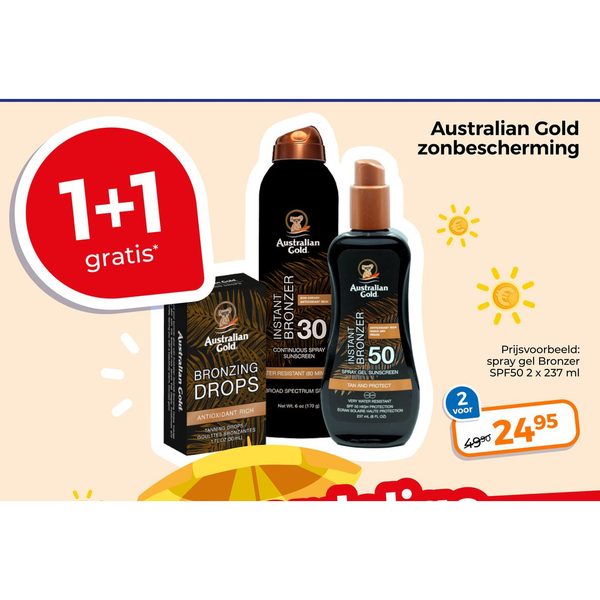 Zonbescherming en Bronzing Drops