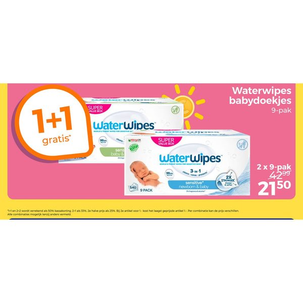 Waterwipes babydoekjes