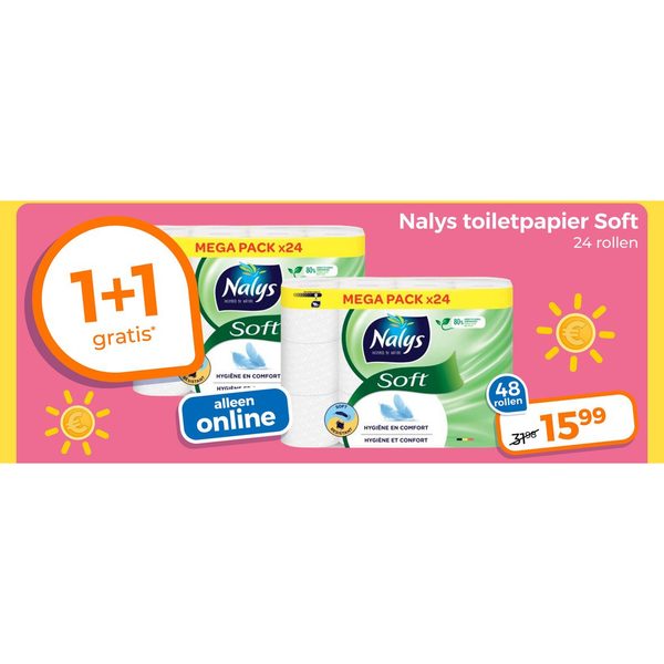 Nalys toiletpapier Soft