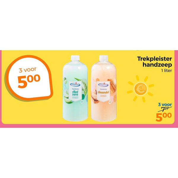 Trekpleister handzeep