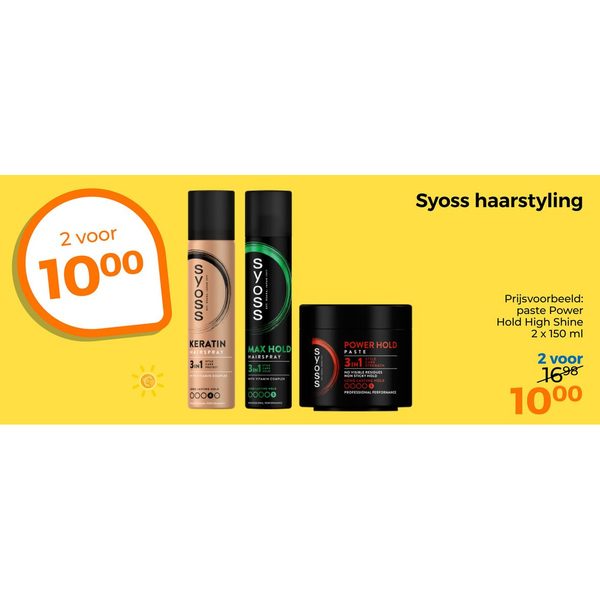 Syoss haarstyling