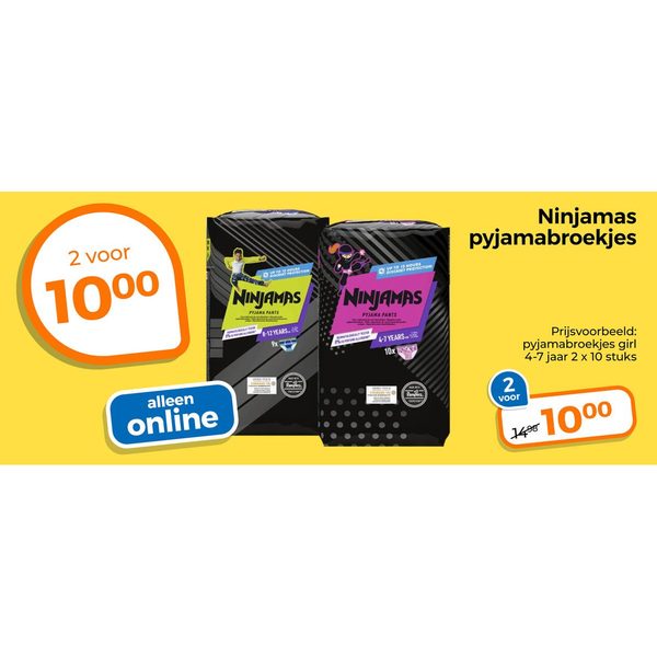 Ninjamas pyjamabroekjes