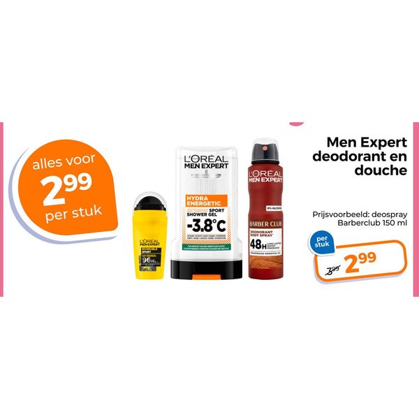 Men Expert deodorant en douche