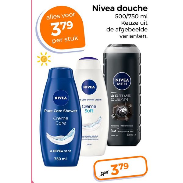 Douchegel en douchecrème