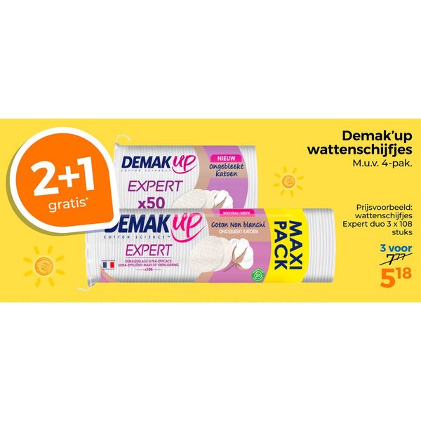 Demak'up wattenschijfjes