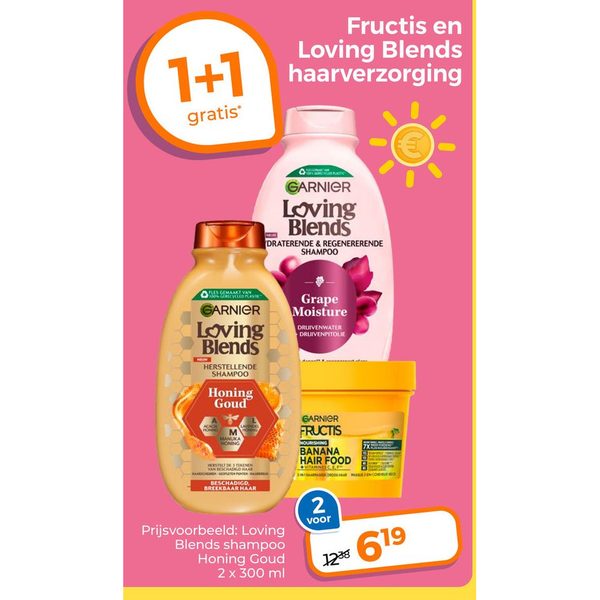 Garnier Loving Blends en Fructis haarverzorging