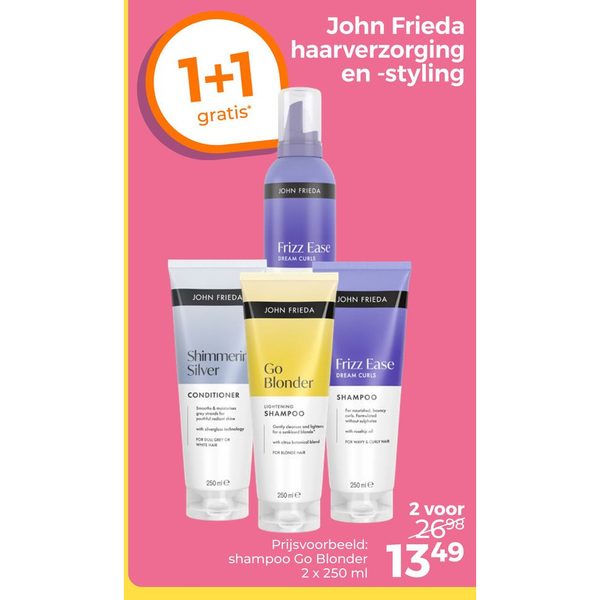 John Frieda haarverzorging en -styling