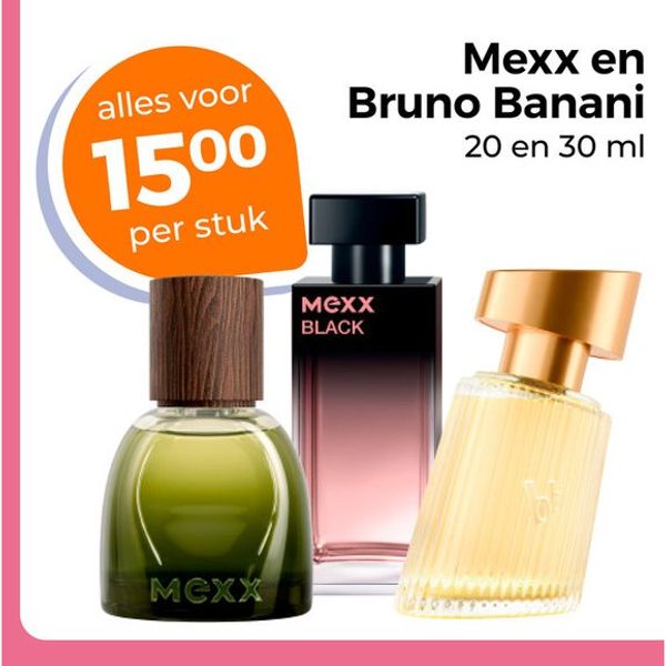 Mexx en Bruno Banani geuren