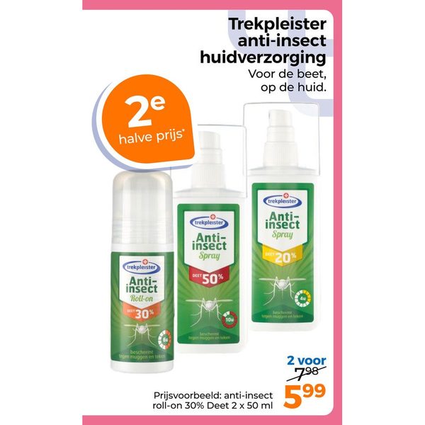 Trekpleister anti-insect