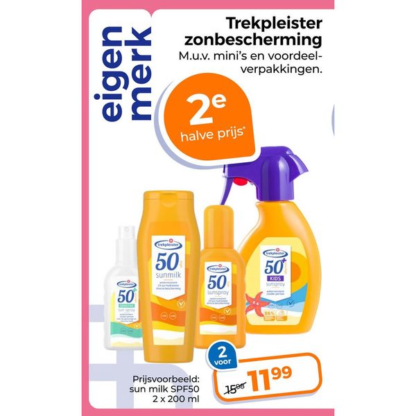 Trekpleister zonbescherming