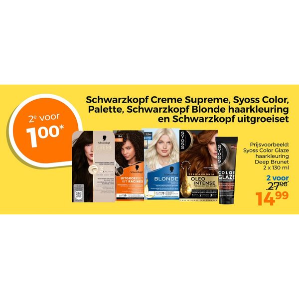 Schwarzkopf, Syoss, Palette haarkleuring