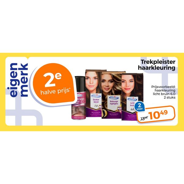 Trekpleister haarkleuring