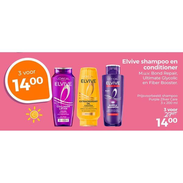 L'Oréal Elvive shampoo en conditioner