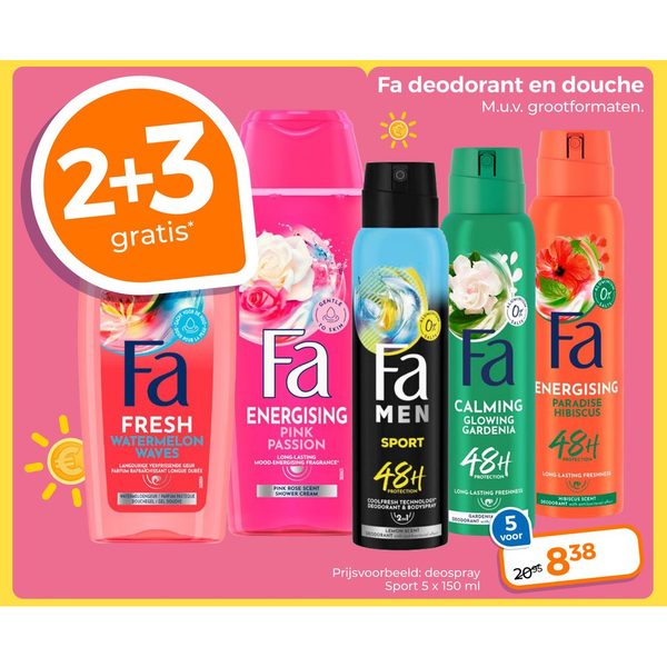 Fa deodorant en douche