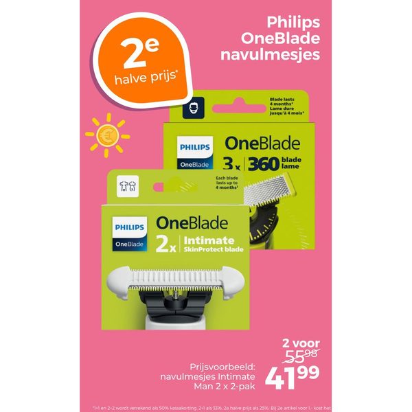 Philips OneBlade navulmesjes